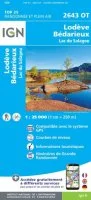 IGN 2643OT - Lod&egrave;ve B&eacute;darieux Lac du Salagou