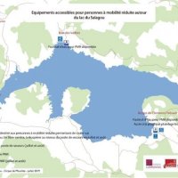 Carte Salagou équipement PMR