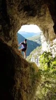 Natur&eacute;o via ferrata Thaurac porte arri&egrave;re02 &copy; Natureo