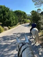 Balade &agrave; cheval - Au coeur du village &copy;Joy_Onorato