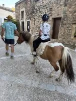 Balade poney en main au coeur du village &copy;Joy_Onorato
