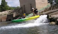 ASC - Roquebrun - Canoe - Grandeur Nature - Glissiere de Colombi&egrave;res &copy; 