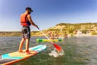 Stand up paddle location Base de plein air du salagou &copy; BASE DE PLEIN AIR DU SALAGOU /(c)Herv&eacute; Leclair