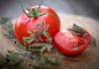 tomate a l'origan &copy; Sophie DE CLOCK