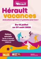 Affiche de la Tourn&eacute;e H&eacute;rault Vacances 2026 &copy; D&eacute;partement de l'H&eacute;rault