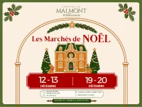 AFFICHE MARCHE DE NOEL  &copy; JULIETTE BEAUCLAIR