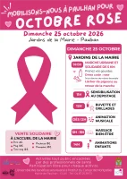 Octobre rose 2026 &copy; Mairie de Paulhan