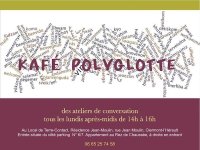 Flyer Kafé Polyglotte © collectif AMIC