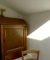 Chambre 3 avec un lit double &copy;Mich&egrave;le Ducornet