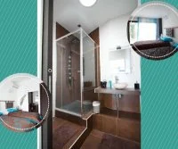 Salle de douche chambre 2 - G&icirc;te Coeur d'h&eacute;rault &copy;Khenfouf