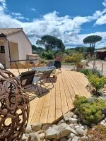 Vue du coin de la terrasse &copy; @Eva Jourdain