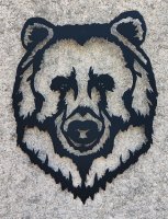 décoration murale tête d'ours © VIGO Art Métal