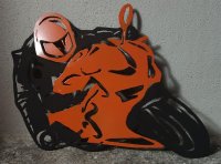 décoration murale moto sportive © VIGO Art Métal